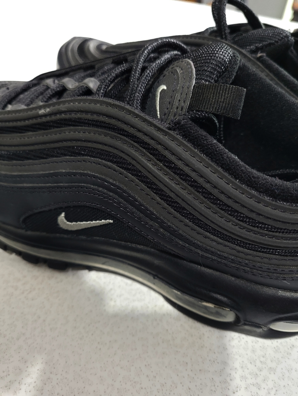 Nike Air Max 97 Women's Sz 8.5 Black Silver Running Shoes DM8347-001 - Picture 3 of 6